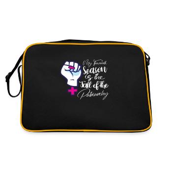 Féminisme Empowerment Pro-choix Pro Avortement - Sac Retro - noir/or - Dos