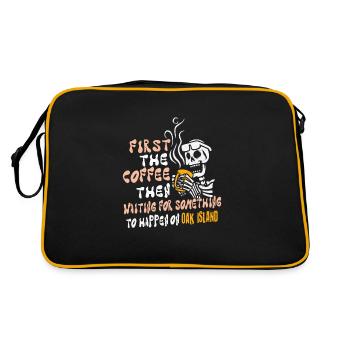 Oak Island Treasure Hunt Secret of Oak Island - Retro Bag - black/gold - Back