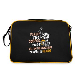 Oak Island Treasure Hunt Secret of Oak Island - Retro Bag - black/gold - Back