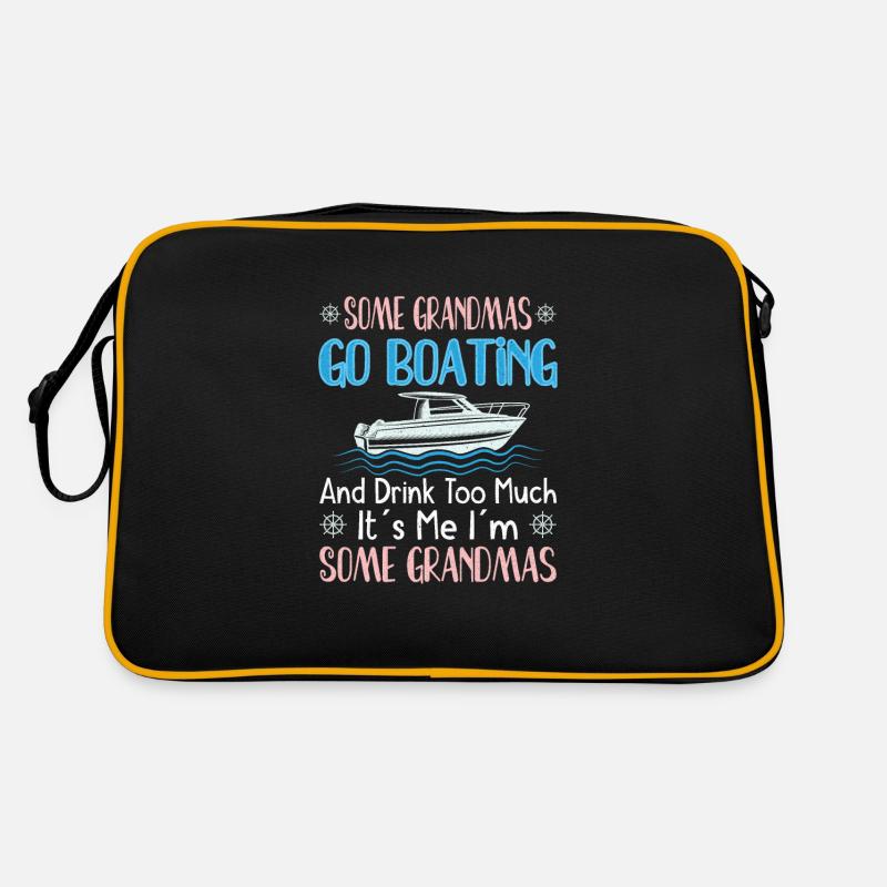 Bateau de navigation Capitaine Pontoon Sailor Cruising Sac Retro