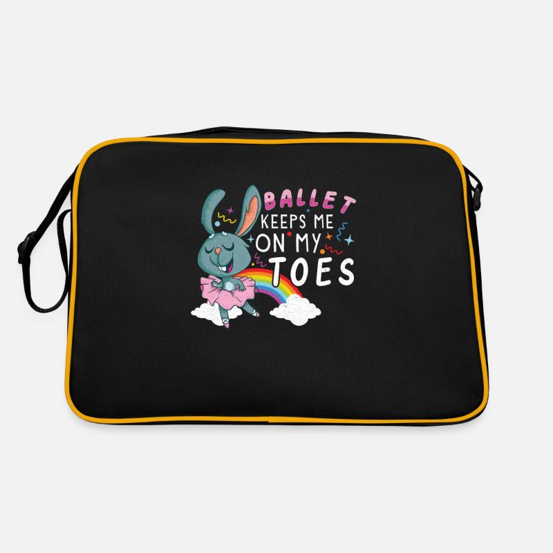 Ballet Ballerine Danse Danse Danse Ballet Cadeau Sac Retro