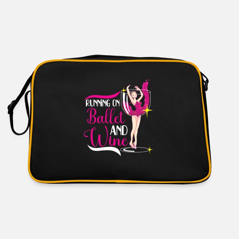 Ballet Ballerine Danse Danse Danse Ballet Cadeau Sac Retro