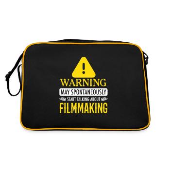 scénariste producteur acteur réalisateur cinéaste - Sac Retro - noir/or - Dos