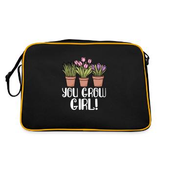 Jardinage Plantes Jardinier Plantation Nature Cadeau - Sac Retro - noir/or - Dos