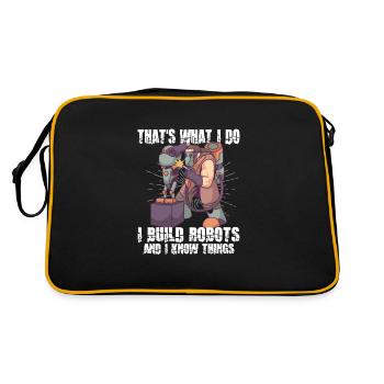 Robotics Engineer For Machine Learning - Retro Bag - black/gold - Back