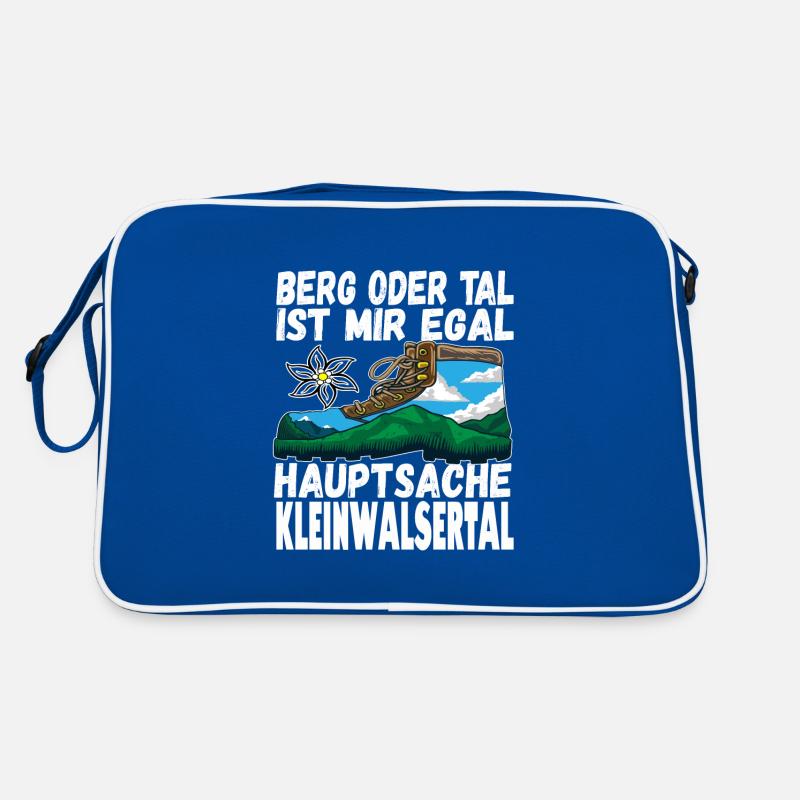 Berg oder Tal ist mir egal hauptsache Retro Tasche