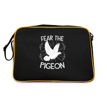 Pigeon Pigeon Racing Pigeon Racer Pigeon Keeper - Sac Retro - noir/or - Dos
