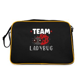 Ladybug Ladybug Entomology Insects - Retro Bag - black/gold - Back