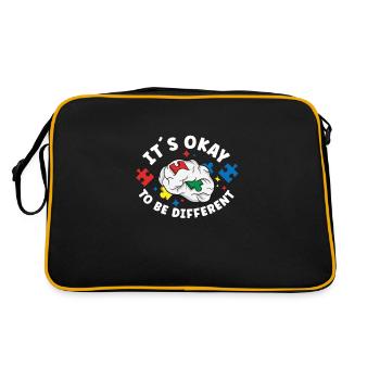 Autism Awareness Autism Disease Autistic Poison - Retro Bag - black/gold - Back