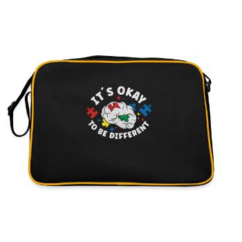 Autism Awareness Autism Disease Autistic Poison - Retro Bag - black/gold - Back