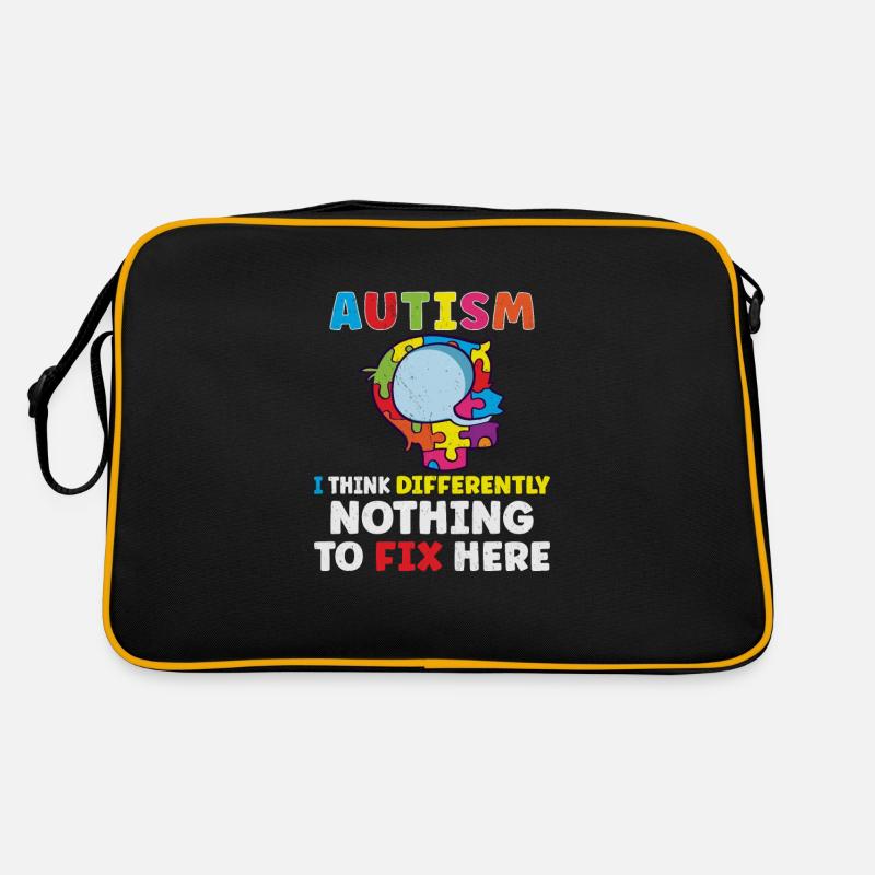 Autism Awareness Autism Disease Autistic Gift Retro Tasche