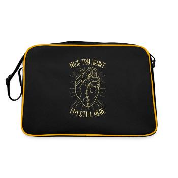 Heart Attack Surgery Open Heart Surgery - Retro Bag - black/gold - Back