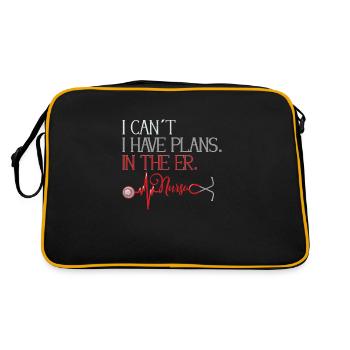 Infirmière Infirmière Infirmière Clinique Paramédicale - Sac Retro - noir/or - Dos