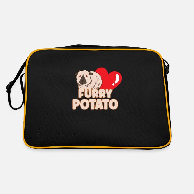 Idée cadeau de pomme de terre à fourrure pour les amateurs de cochon d’Inde Sac Retro
