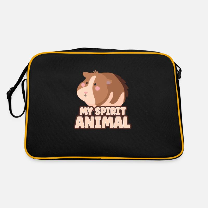 Idée cadeau de pomme de terre à fourrure pour les amateurs de cochon d’Inde Sac Retro