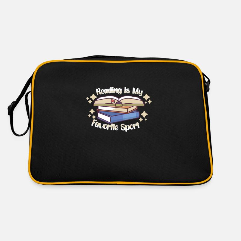 Book Reader Reading Literature Bookworm Gift Idea Retro Bag