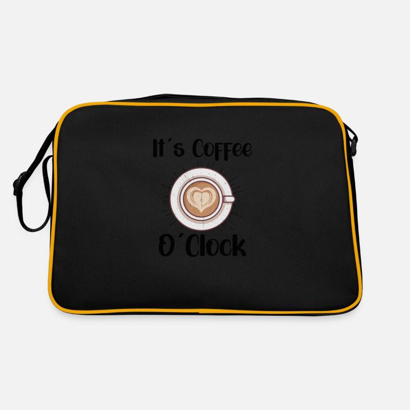Coffee Lover Caffeine Molecule Java Latte Espresso Retro Tasche