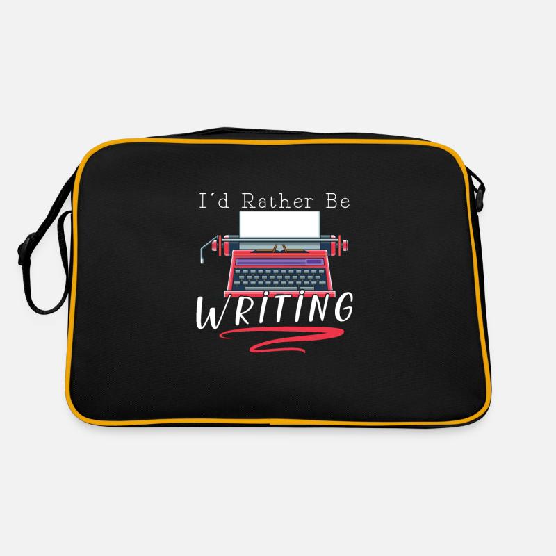 Author Writing Writer Literature Retro Bag
