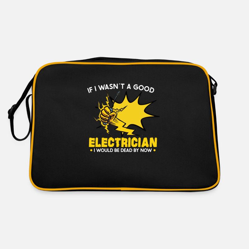Electrician Electrical Engineer Lineman Electrical Retro Tasche