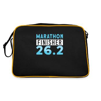 Finalistes du semi-marathon des coureurs - Sac Retro - noir/or - Dos
