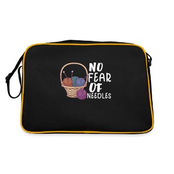 Sewing Machine Fun Sewing Sewing Sewing Fan Hobby - Retro Bag - black/gold - Back
