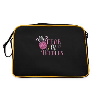 Sewing Machine Fun Sewing Sewing Sewing Fan Hobby - Retro Bag - black/gold - Back