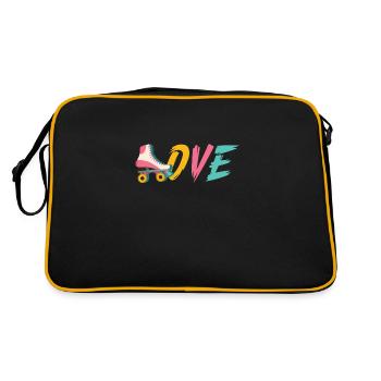 Roller Skate Roller Skating Roller Derby - Sac Retro - noir/or - Dos