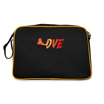 Roller Skate Roller Skating Roller Derby - Sac Retro - noir/or - Dos