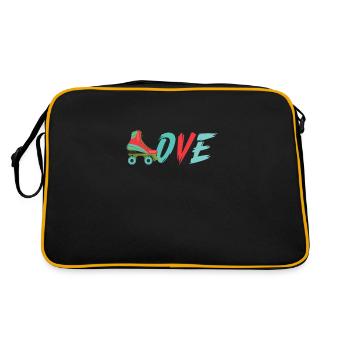 Roller Skate Roller Skating Roller Derby - Sac Retro - noir/or - Dos