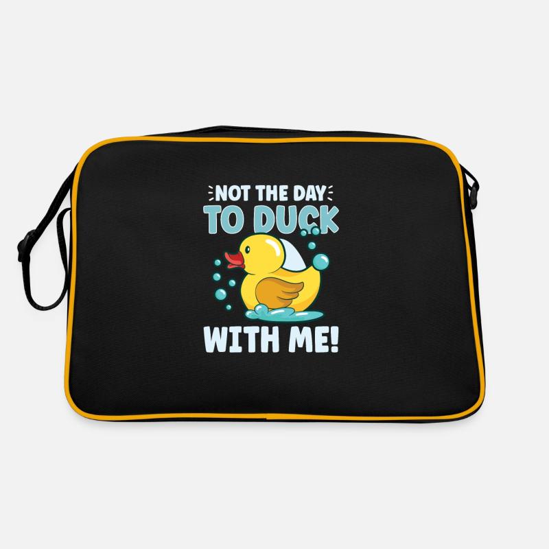 Rubber Duck Ducks Bird Hunt Duck lover Gift Idea Retro Bag