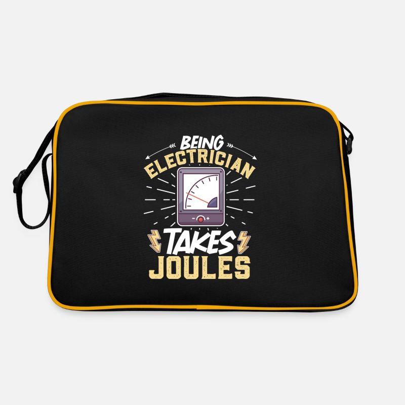 Electrician Electrical Engineer Lineman Electrical Retro Tasche