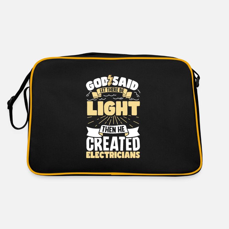 Electrician Electrical Engineer Lineman Electrical Retro Tasche