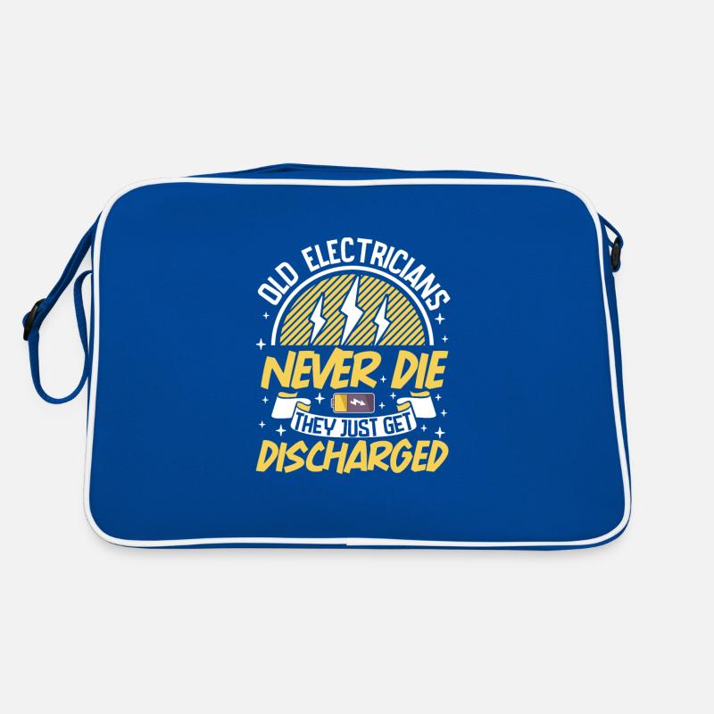 Electrician Electrical Engineer Lineman Electrical Retro Tasche