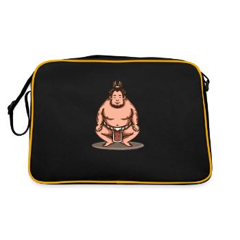 Sumo-lutteur Sumo-lutteur Japon - Sac Retro - noir/or - Dos