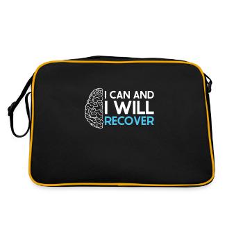 Stroke Survivor Stroke Awareness - Retro Bag - black/gold - Back
