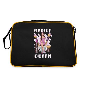 Beautician Esthetician Make Up Beauty-care Salon - Retro Bag - black/gold - Back