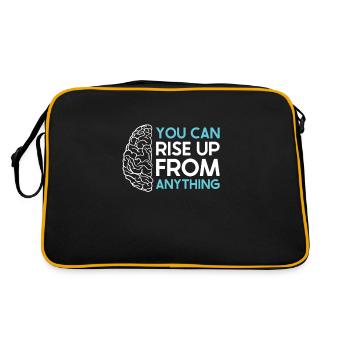 Stroke Survivor Stroke Awareness - Retro Bag - black/gold - Back