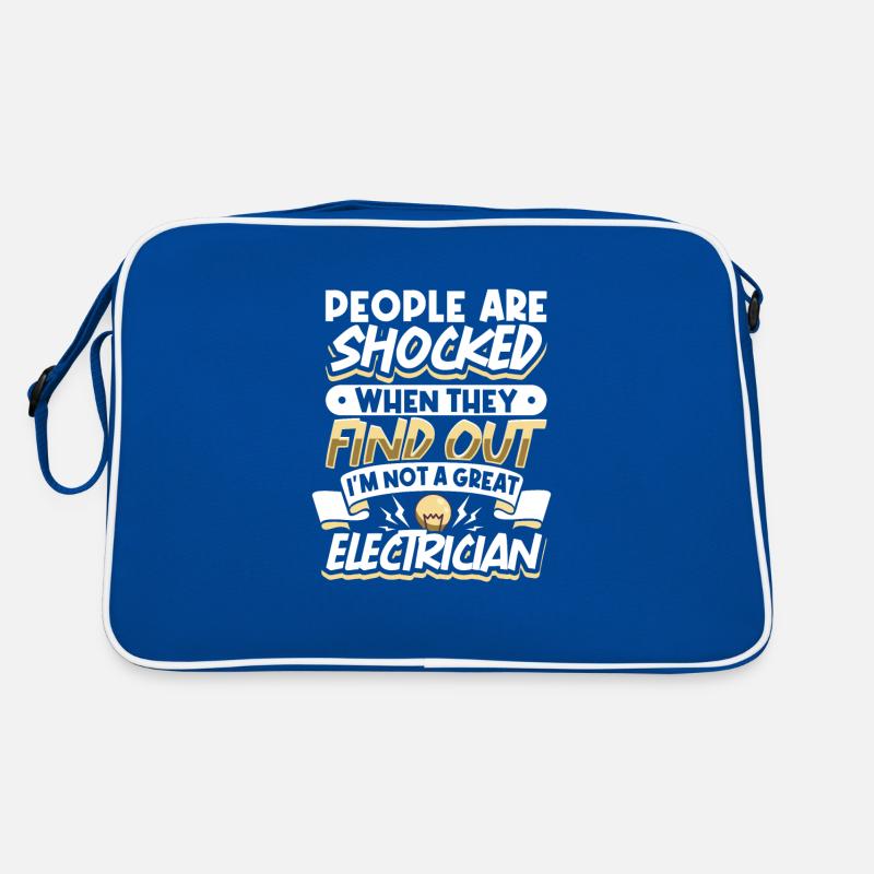 Electrician Electrical Engineer Lineman Electrical Retro Bag