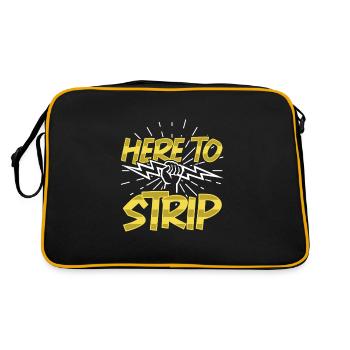 Electrician Electrical Engineer Lineman Electrical - Retro Bag - black/gold - Back