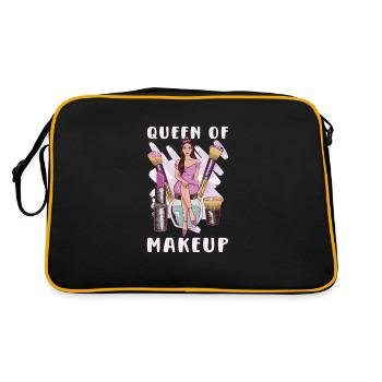 Beautician Esthetician Make Up Beauty-care Salon - Retro Bag - black/gold - Back