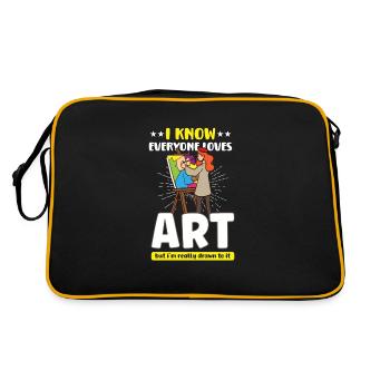 Artiste Peinture Peintre Art Couleur Art Professeur - Sac Retro - noir/or - Dos