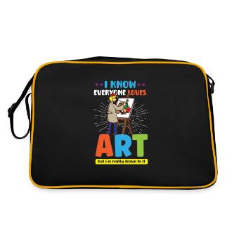 Artiste Peinture Peintre Art Couleur Art Professeur - Sac Retro - noir/or - Dos