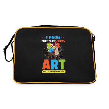 Artiste Peinture Peintre Art Couleur Art Professeur - Sac Retro - noir/or - Dos