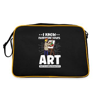 Artiste Peinture Peintre Art Couleur Art Professeur - Sac Retro - noir/or - Dos