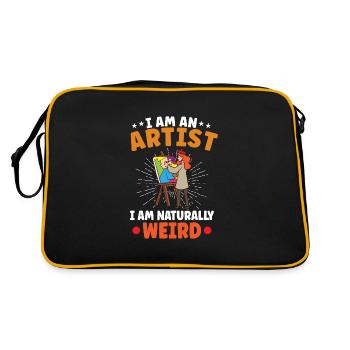Artiste Peinture Peintre Art Couleur Art Professeur - Sac Retro - noir/or - Dos