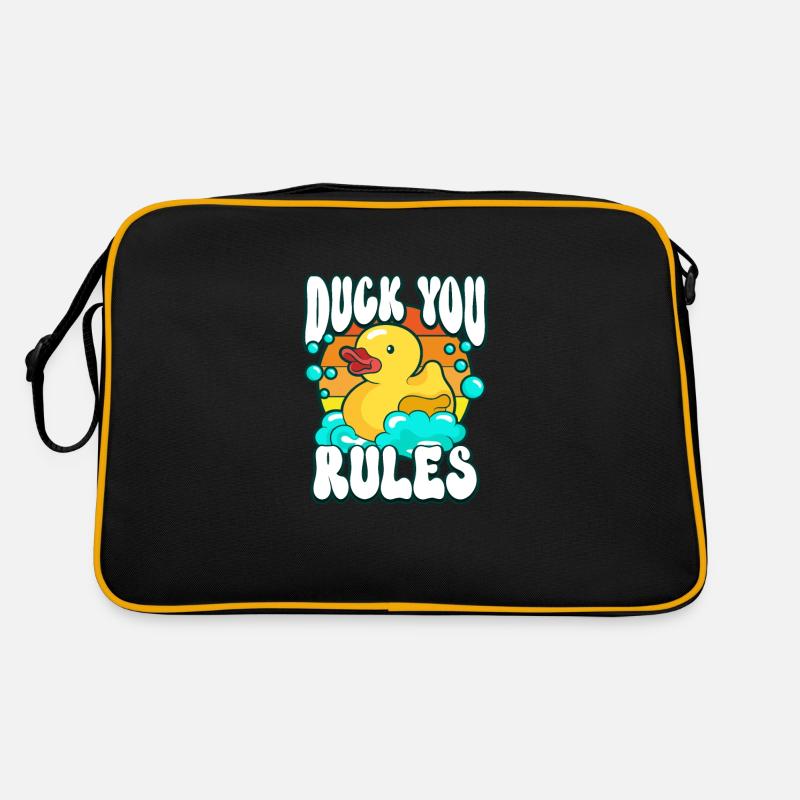 Rubber Duck Ducks Bird Hunt Duck lover Gift Idea Retro Tasche