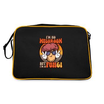 Morel's Mushroom Picker Mushroom Farmer Mushroom - Retro Bag - black/gold - Back