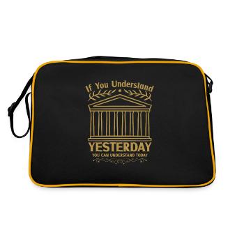 Férus d'histoire Férus d'histoire - Sac Retro - noir/or - Dos
