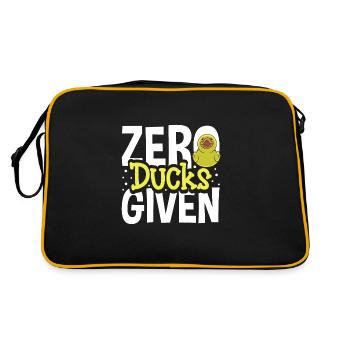 Rubber Ducks Duck Duck Lovers Bathroom - Retro Bag - black/gold - Back