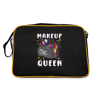 Beautician Esthetician Make Up Beauty-care Salon - Retro Bag - black/gold - Back